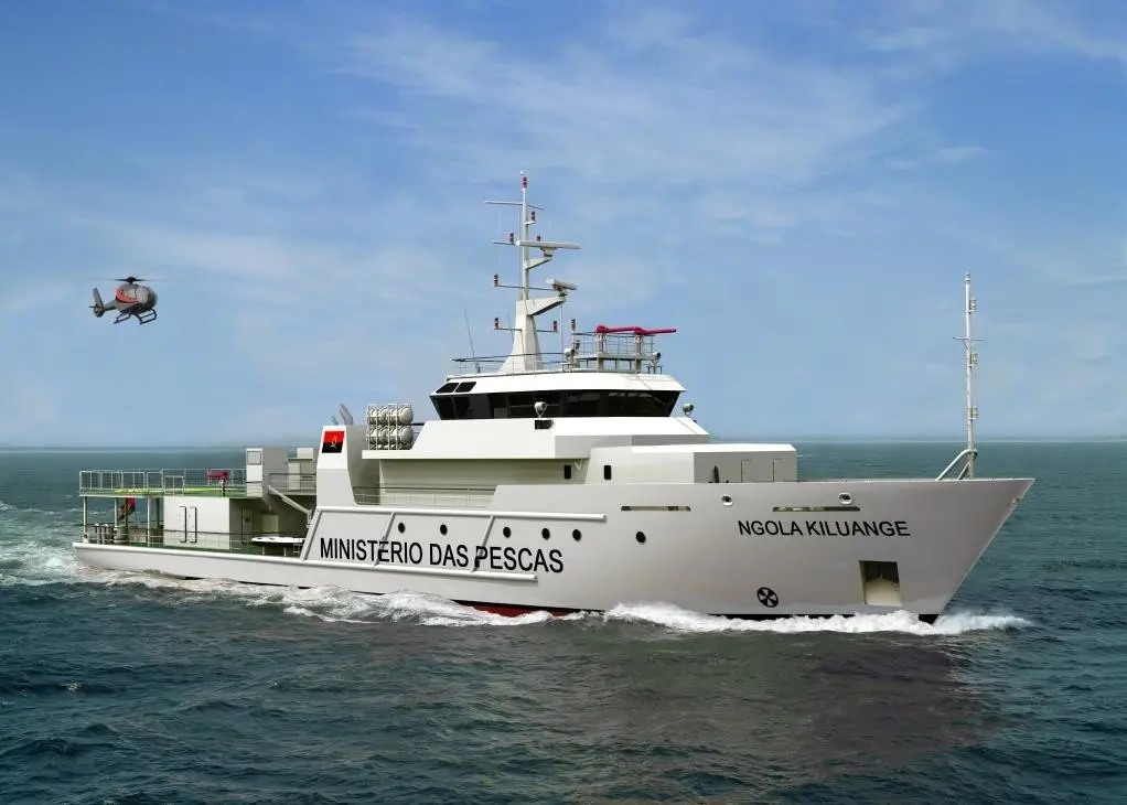 Angola is to receive a pair of Damen FISV 6210 vessels