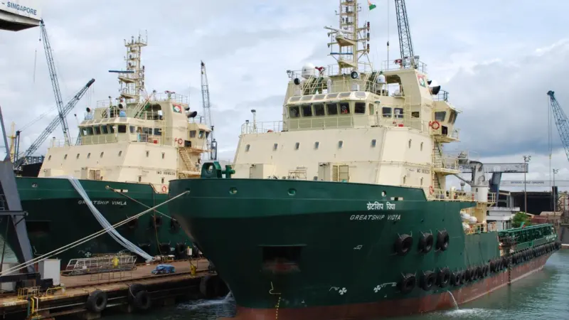 AHTS vessels ‘Greatship Vidya’ and ‘Greatship Vimla’ were recently delivered from Drydocks World