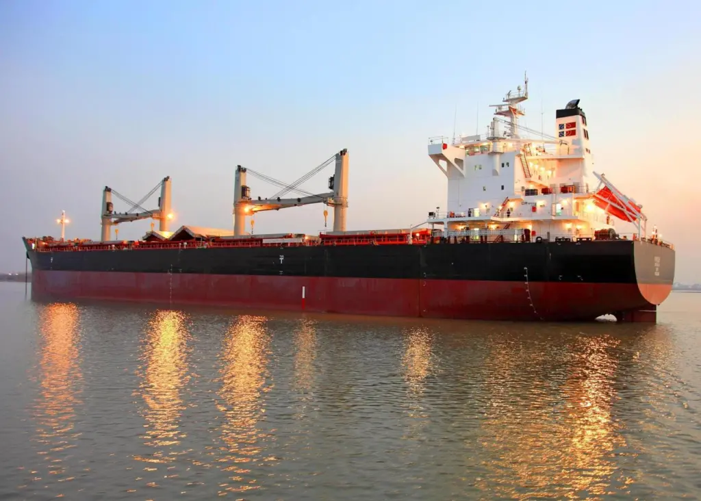 'DY4001', the first Crown 63 Supramax bulker, on sea trials (Jia Ming)