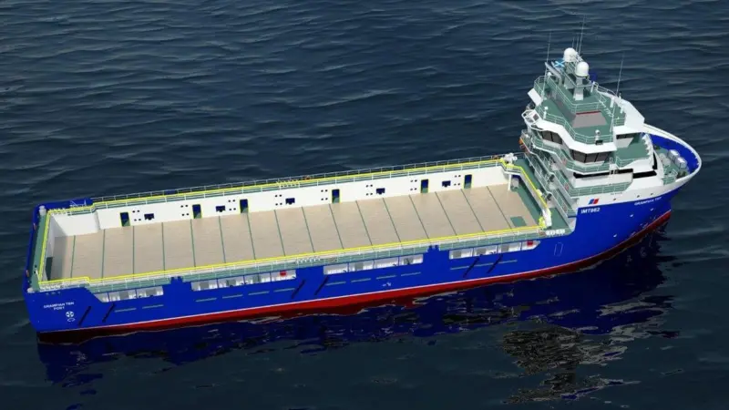 OSD'a IMT 892 PSV design, to be built by Balenciaga for Northstar Shipping