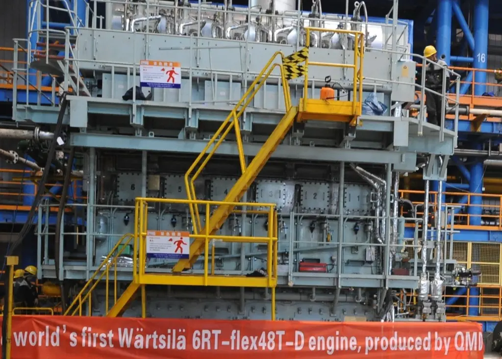 Wärtsilä RT-flex engines comprise the major part of QMD’s 1million bhp production