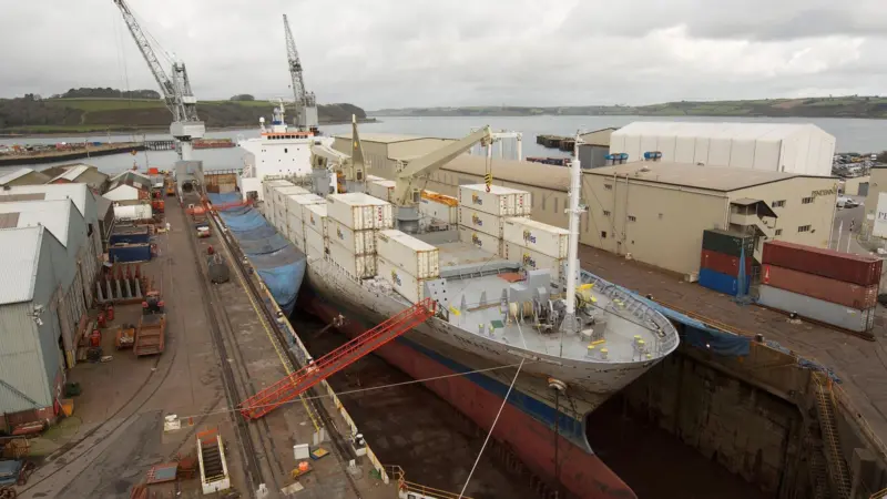 ‘Star Stratos’ in drydock at Falmouth for maintenance