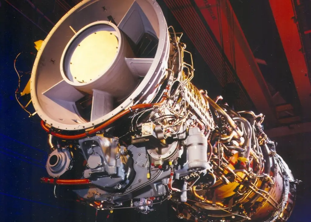 The LM2500 gas turbine, part of MTU’s CODLAG system for the German Navy