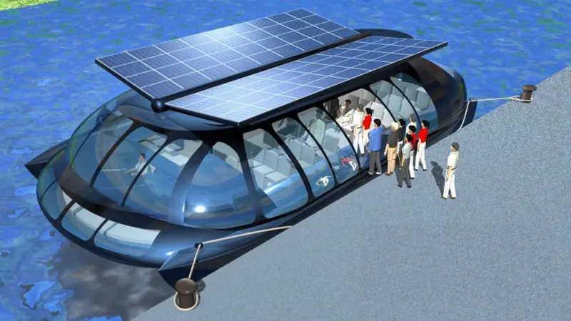 From Eco Marine Power of Japan - the Medaka ferry design