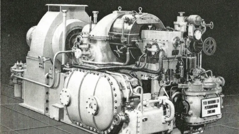 The Brotherhood turbo-generator system destined for the tanker ‘British Venture’