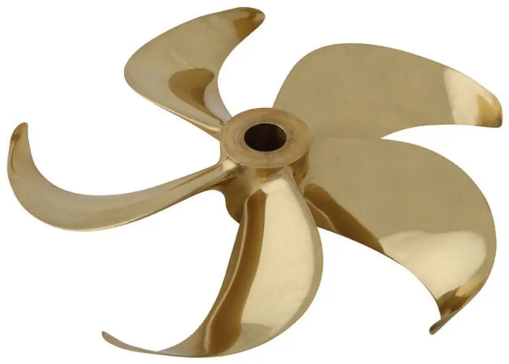 Five-bladed Kappel tip fin design FP propeller – the Kappel propellers will cover a power range of 4MW to 40MW, enabling their application to MAN B&W low-speed engines up to the G80ME-C9 series