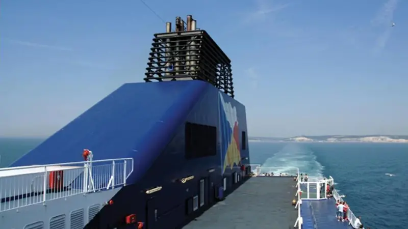 A prototype Krystallon scrubber has been successfully trialled on an auxiliary engine of ferry ‘Pride of Kent’
