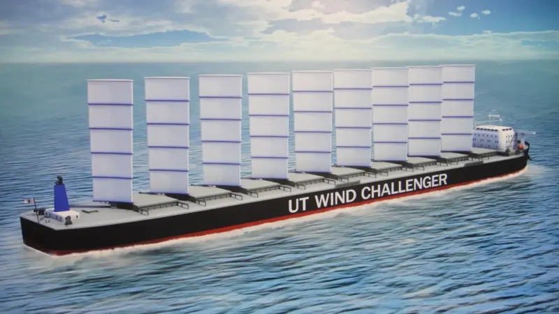 ‘UT Wind Challenger’ was exhibited at the recent Sea Japan show