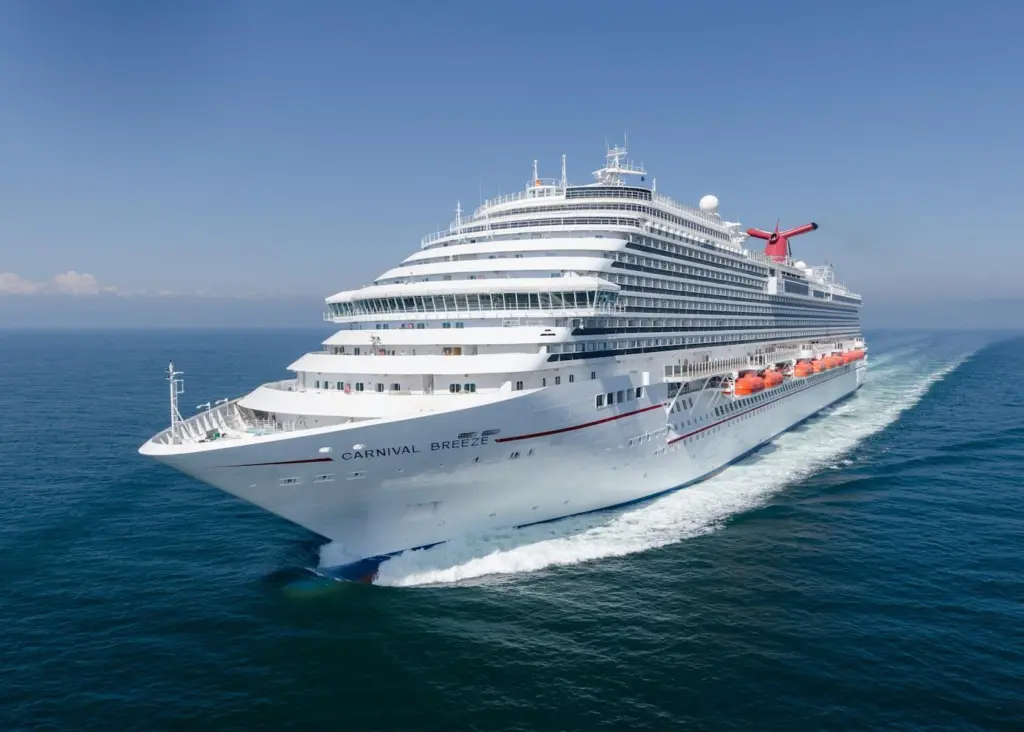 The 'Carnival Breeze' is the 30th cruise ship to be built by Monfalcone yard