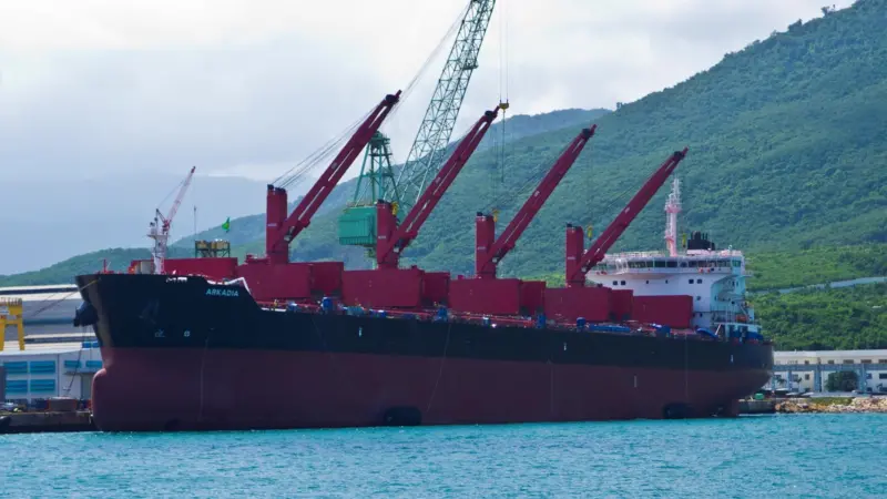 Ice-classed Supramax bulker ‘Arkadia’, bringing new scale to year-round Baltic trade