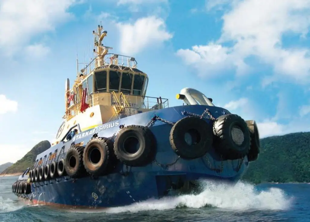 Starnav’s line handling tug ‘Sirius’ is powered by an MTU engine (Starnav)