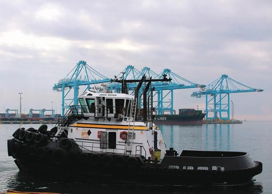 The ‘John Quigg’ – taking part in a field study of Cat’s 3500C Tier 3 engines