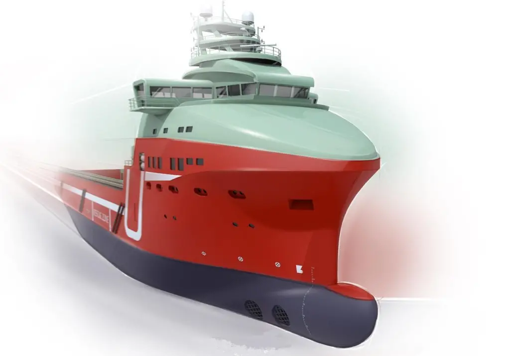 The SALT 100 PSV, to be built for Ugland Offshore by Kleven