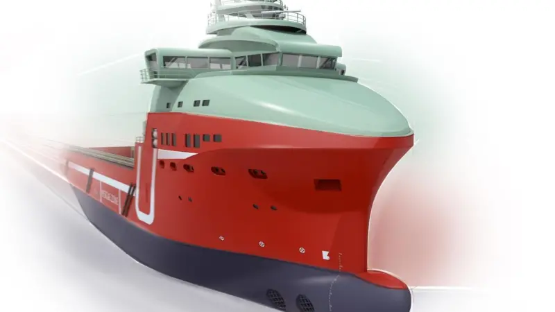 The SALT 100 PSV, to be built for Ugland Offshore by Kleven