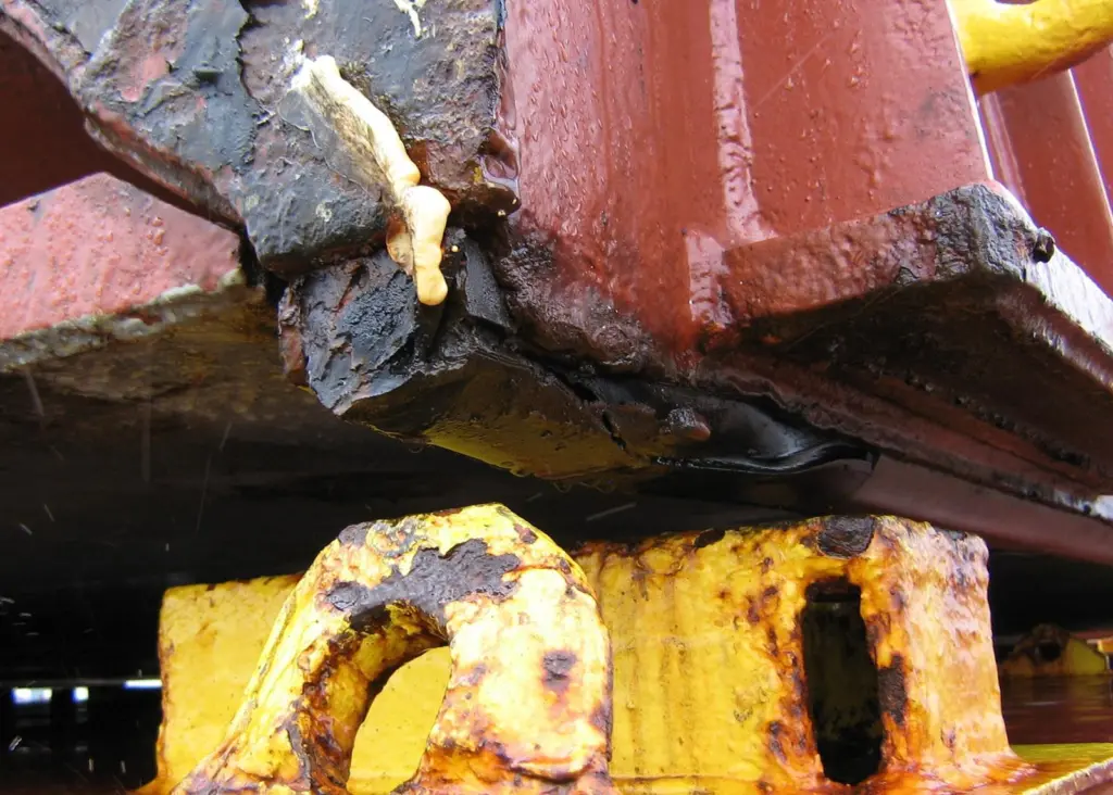 Damaged cargo hatch covers (Cargo Care Solutions)