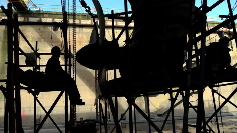 A&P Tyne has carried out maintenance work on OSVs, both alongside and in the drydock