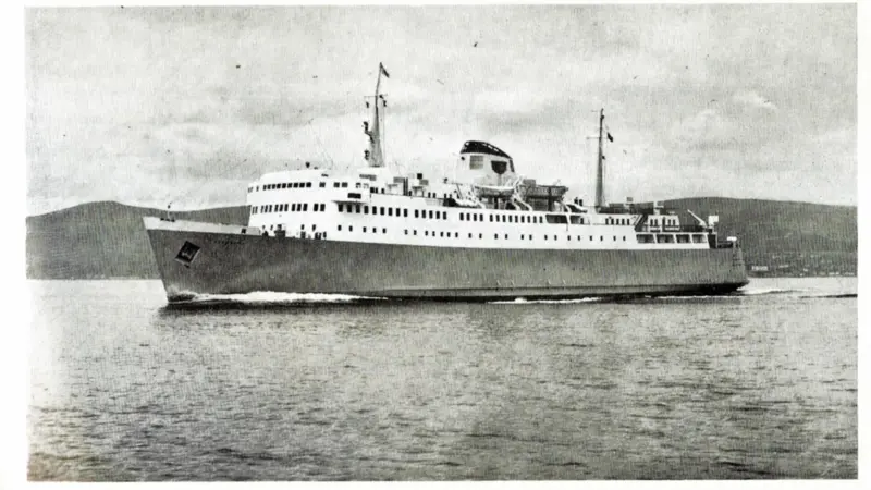 New Zealand’s first train ferry, the ‘Aramoana’, featured diesel-electric propulsion