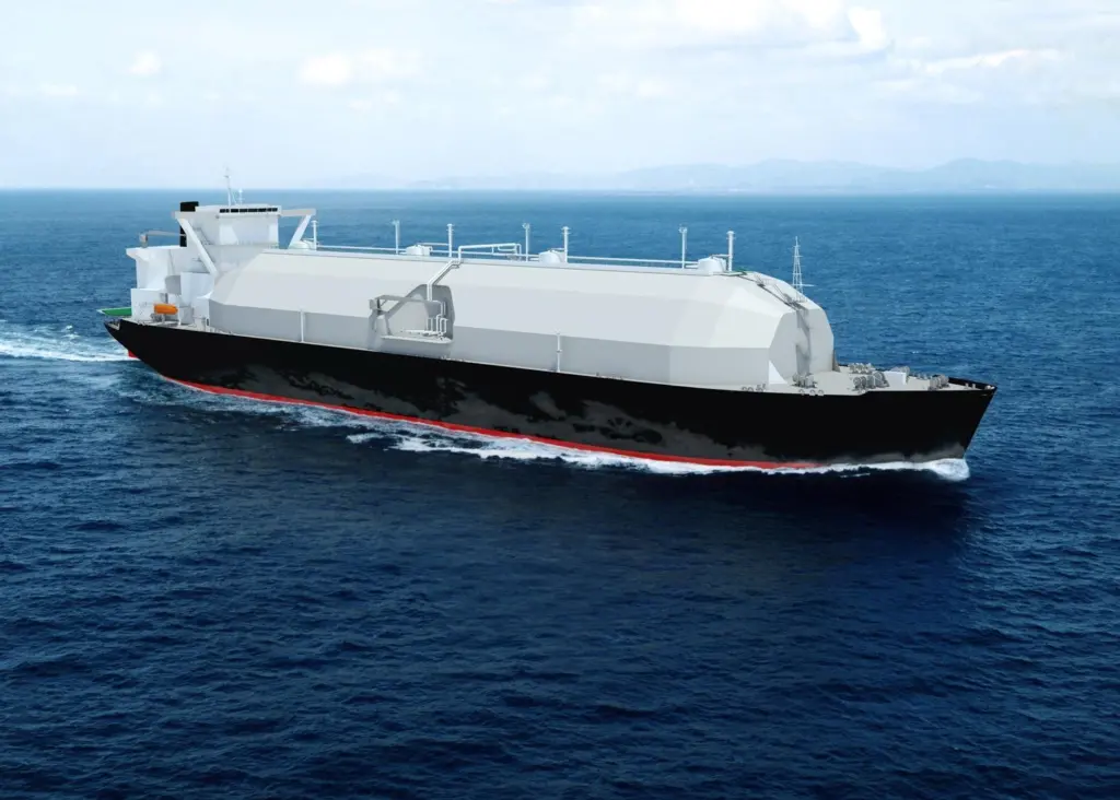 The MHI Sayaendo LNG tanker design, as ordered by Mitsui OSK Lines