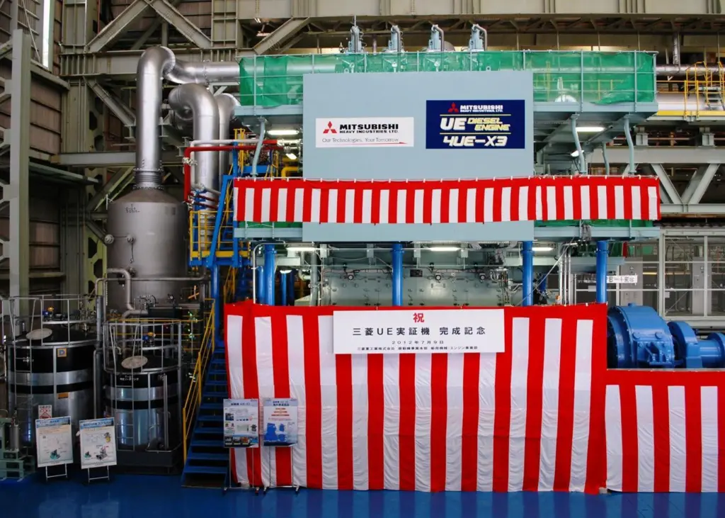 MHI’s 4UE-X3 test engine has been unveiled in Kobe