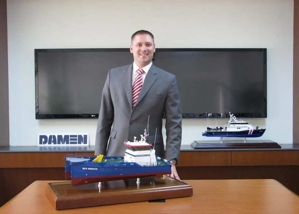 Maarten Jogen, managing director, Damen Shipyards Singapore (DSSi)