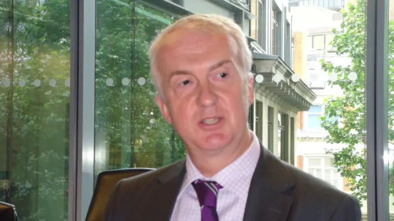 Tom Boardley, giving his vision for IACS, at Lloyd’s Register’s London HQ