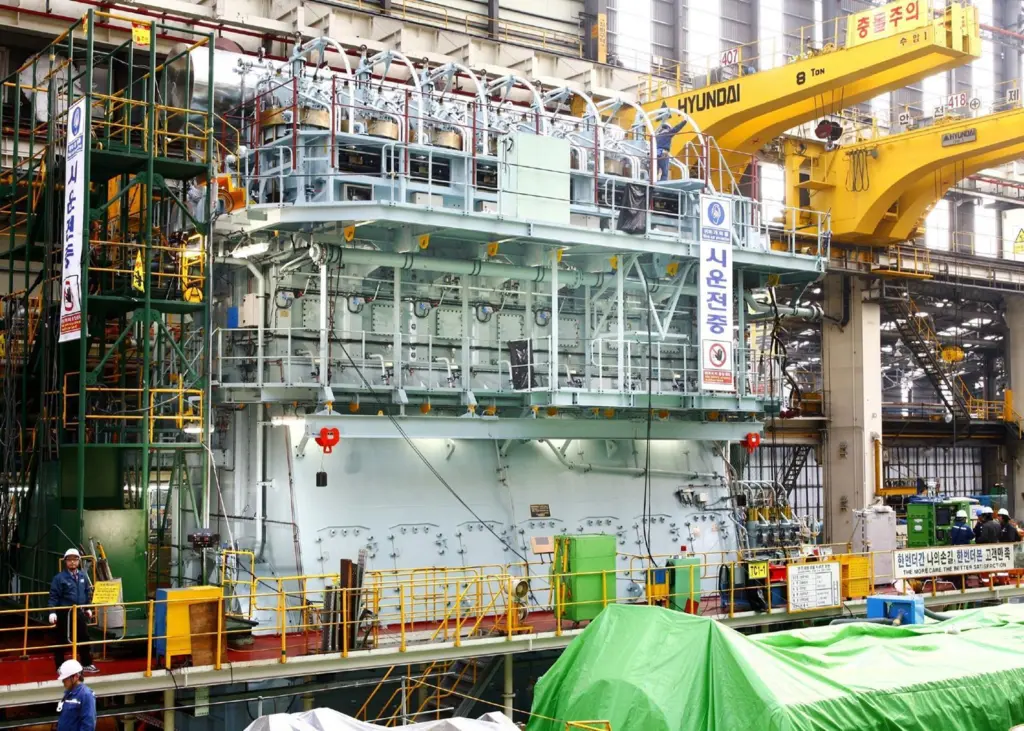 The 7-cylinder Wärtsilä RT-flex 82T