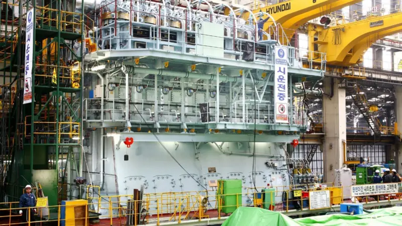 The 7-cylinder Wärtsilä RT-flex 82T