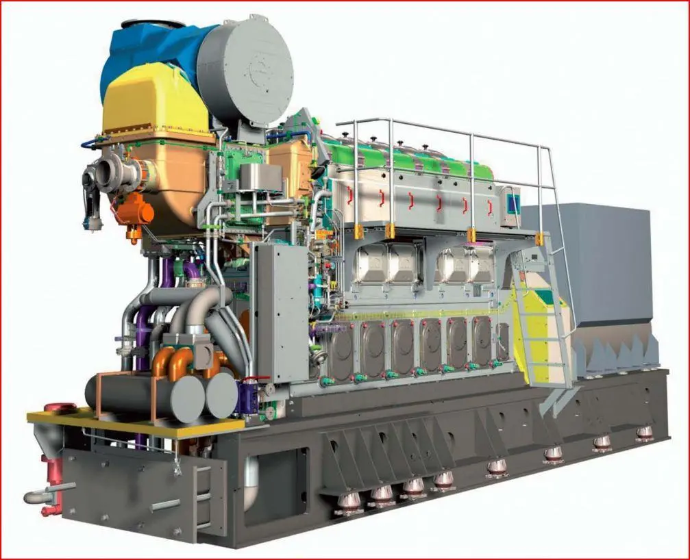 The new 32/44 K genset, built with conventional fuel injection