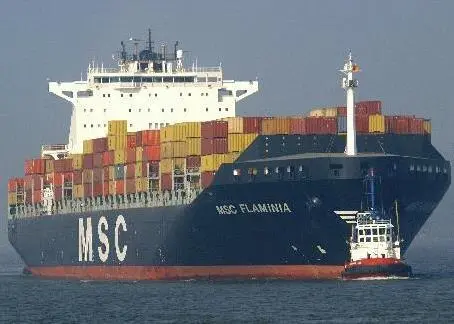 'MSC Flaminia' in happier times