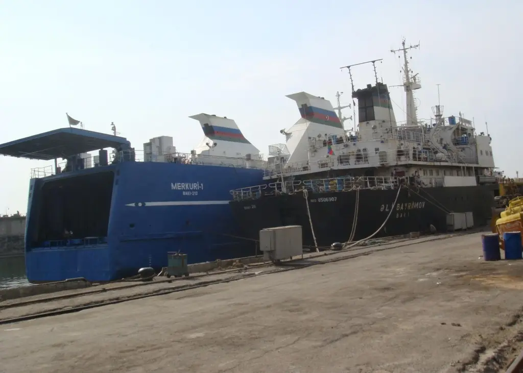 Two of the Azerbaijan State Caspian Shipping Company’s ships -  the 11,450grt ro-pax ‘Mercuri-1’ and 7,292dwt product tanker ‘Ali Bayramov’