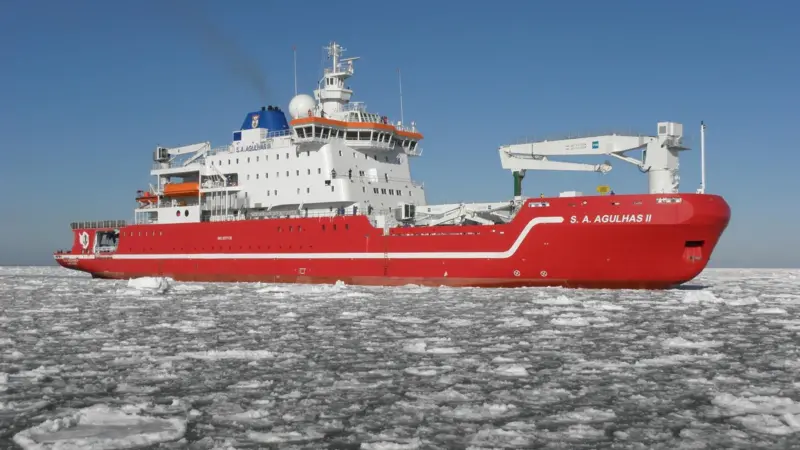 ‘S.A.Agulhas II’ has a multipurpose role, serving as a polar supply vessel, research ship, icebreaker, expedition vessel and passenger ship, although her core function is logistic support for South Africa's Antarctica research bases (image by Urban Soul)