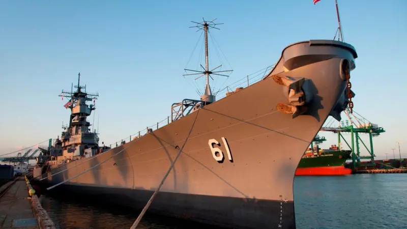 The ‘USS Iowa’, restored as a museum ship with the help of PPG’s latest coating
