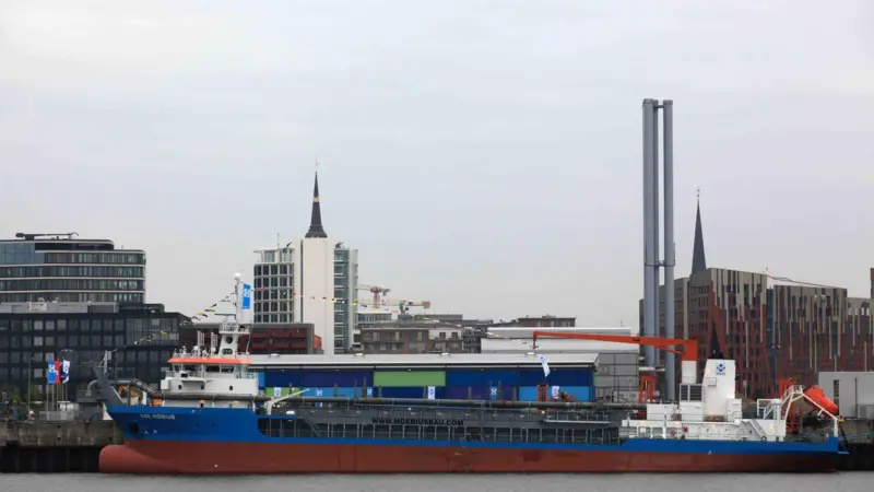 'Eke Möbius' was christened at Hamburg harbour