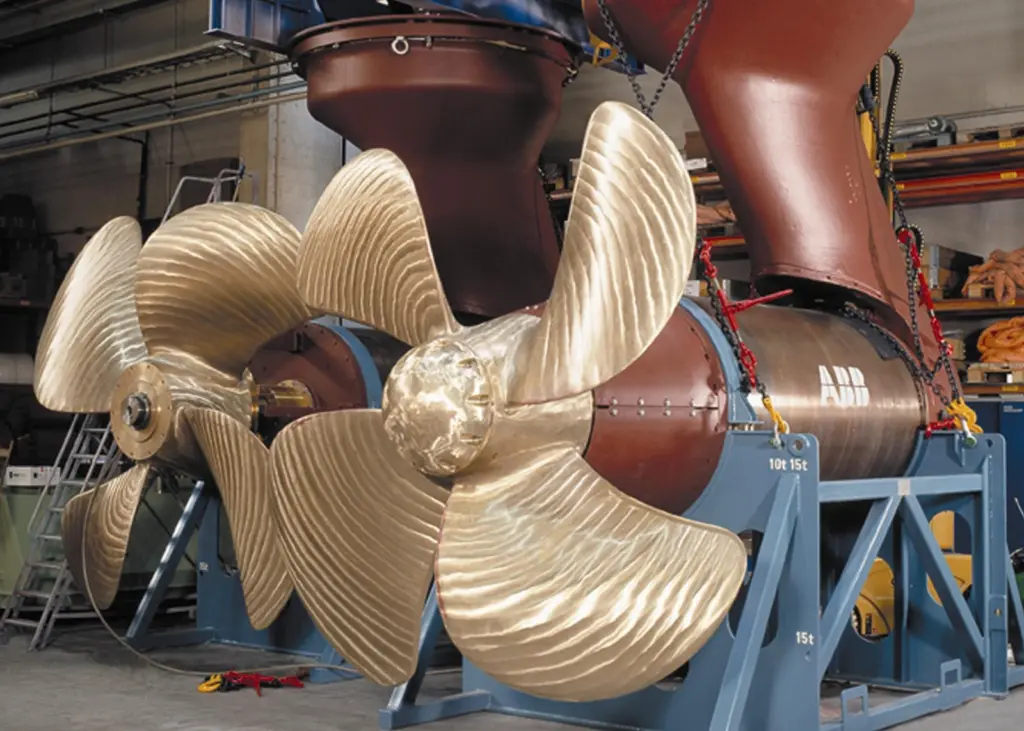 The Azipod C propulsion system will improve manoeuvrability