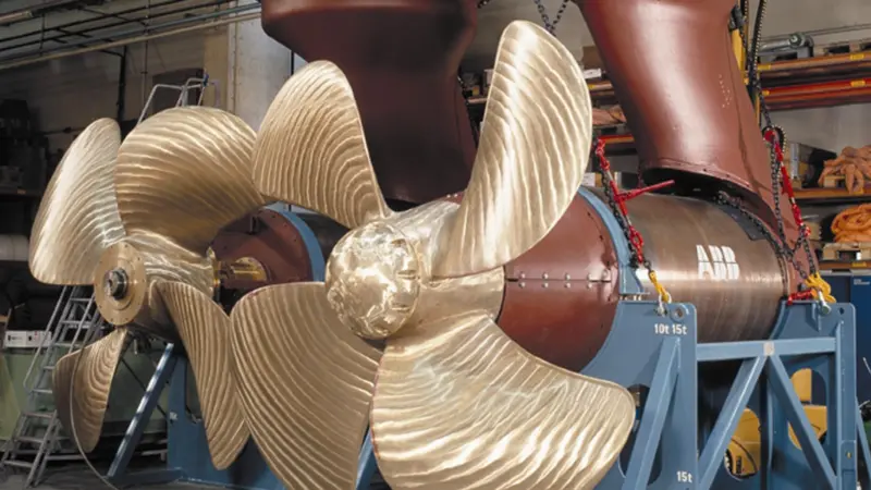 The Azipod C propulsion system will improve manoeuvrability