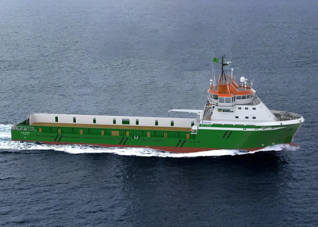 The PSVs have been designed for the use in the Brazilian offshore oil and gas industry