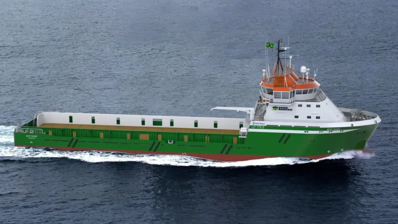 The PSVs have been designed for the use in the Brazilian offshore oil and gas industry