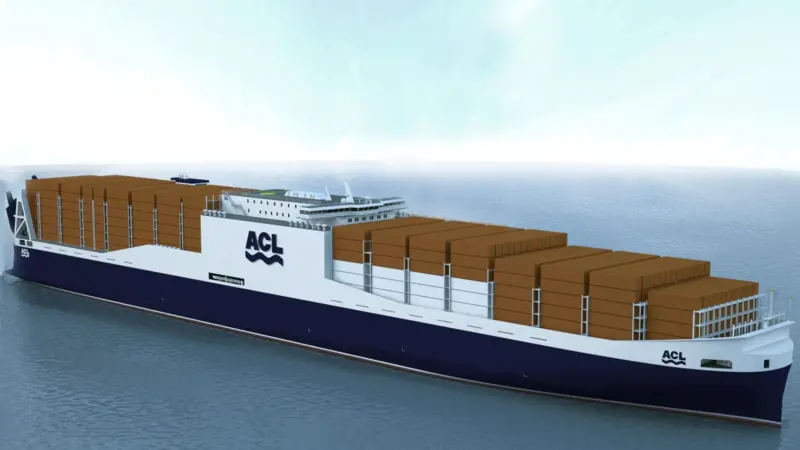 The design for the G4 class con-ro was adapted by Knud E Hansen for ACL