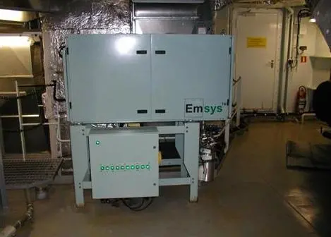 Emsys laser monitoring system installed on-board a cruise ship