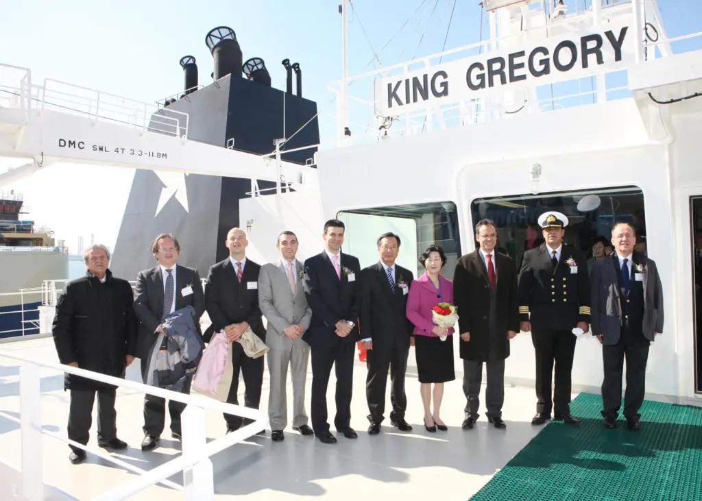 The 'King Gregory' was delivered earlier this month
