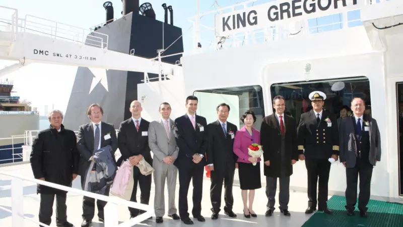 The 'King Gregory' was delivered earlier this month