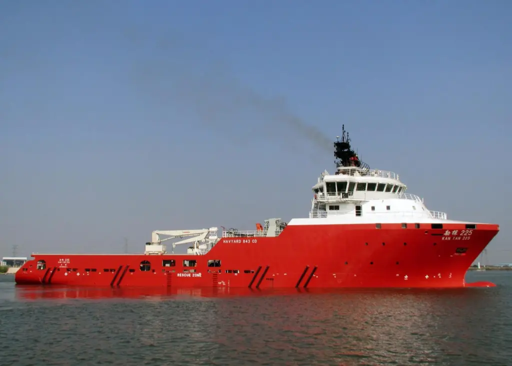 The Chinese-built Havyard 843 CD AHTS