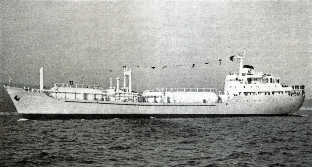 LPG carrier ‘Nordfonn’ built at La Ciotat for Norwegian owner Bergesen