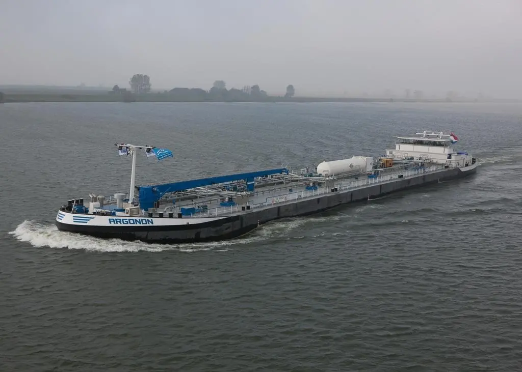 The Argonon has become the first vessel to take part in LNG bunkering at a Belgian port