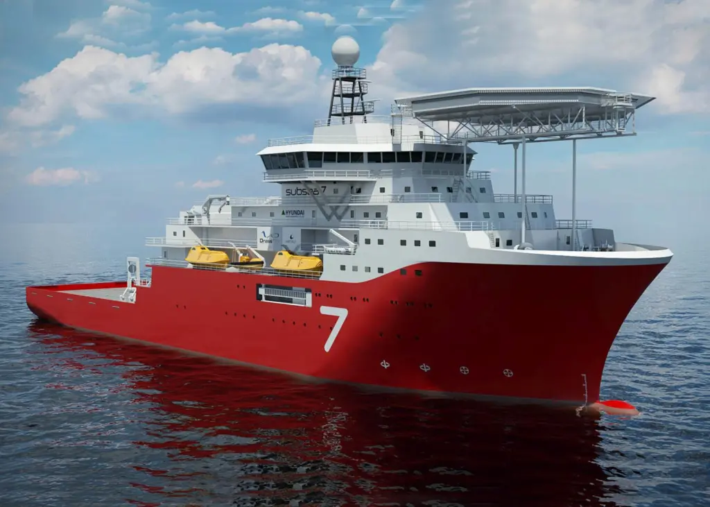 The new VS 4725 DSV from Wärtsilä Ship Design will be built for Subsea 7 by HHI in Korea
