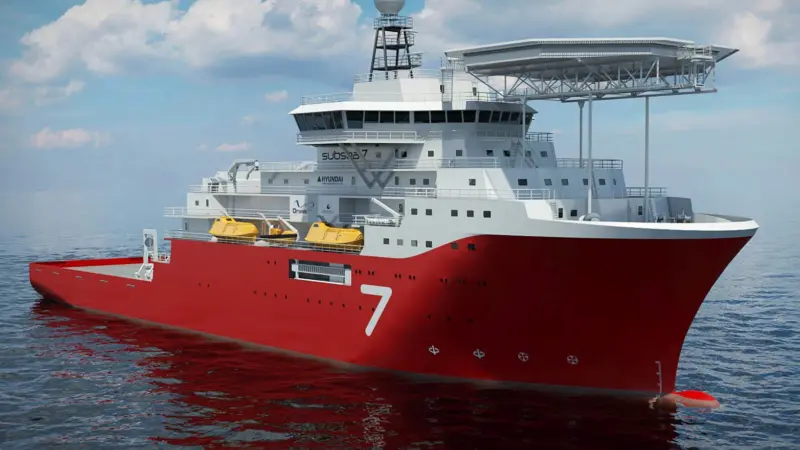 The new VS 4725 DSV from Wärtsilä Ship Design will be built for Subsea 7 by HHI in Korea