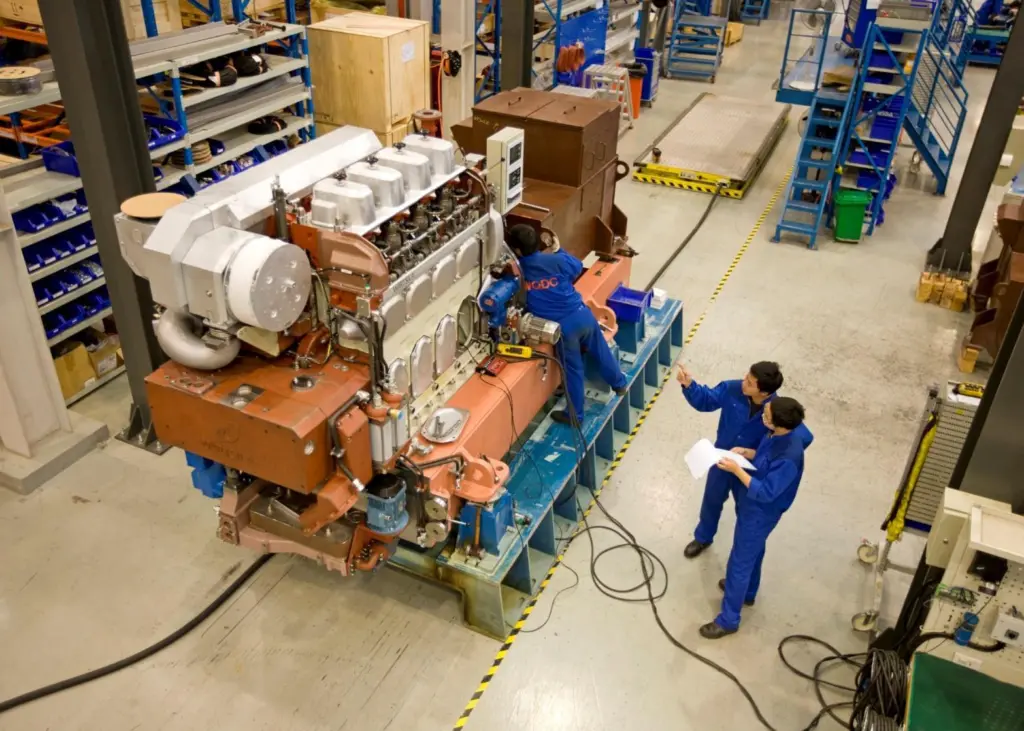 Production of low speed engines at another Wärtsilä Chinese joint venture plant – now to be joined by medium speed engine production at Zhuhai