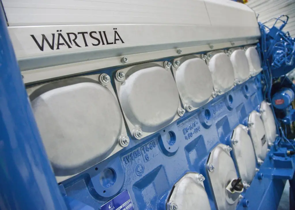 Wartsila 6L20DF – part of the dual-fuelled propulsion package for two new Dutch gas tankers