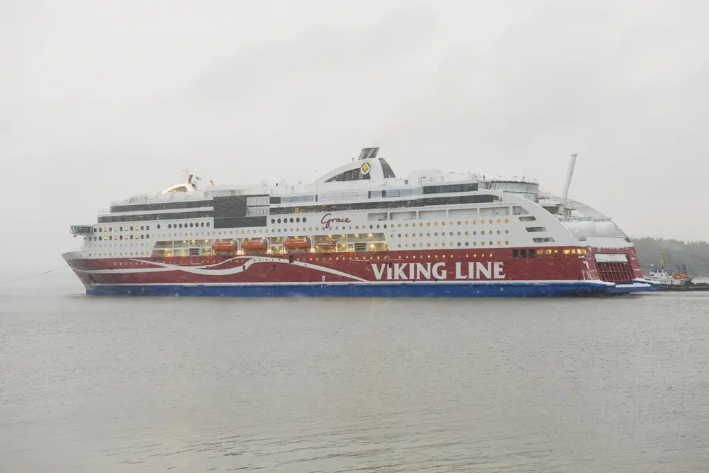 ‘Viking Grace’ is the first large passenger ship to be fuelled primarily by LNG