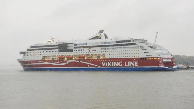 ‘Viking Grace’ is the first large passenger ship to be fuelled primarily by LNG